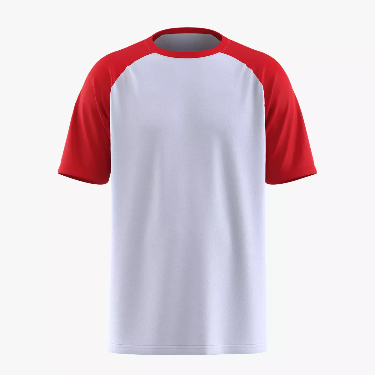 Sports Raglan Short Sleeves Baseball Tee 3D model