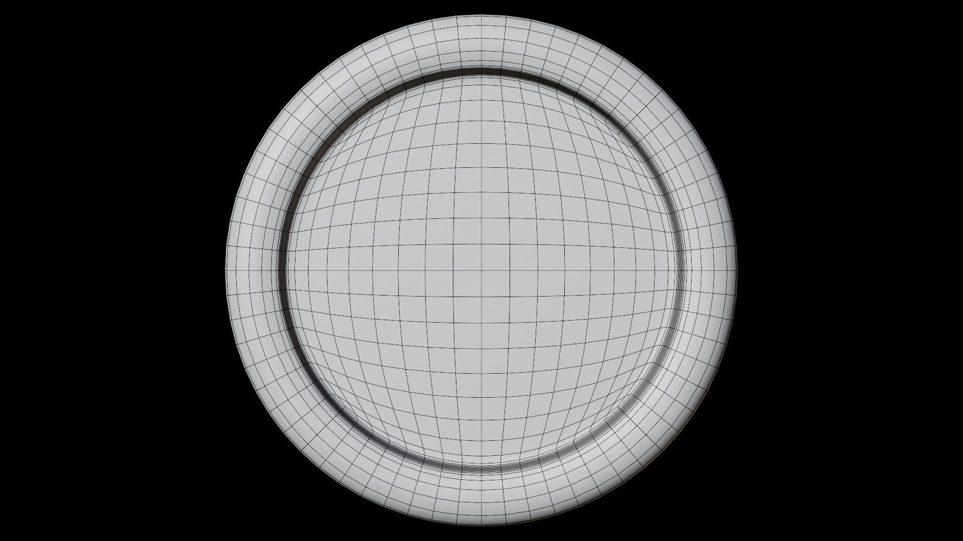 Monero or XMR White Crypto Coin with cartoon style 3D model_8