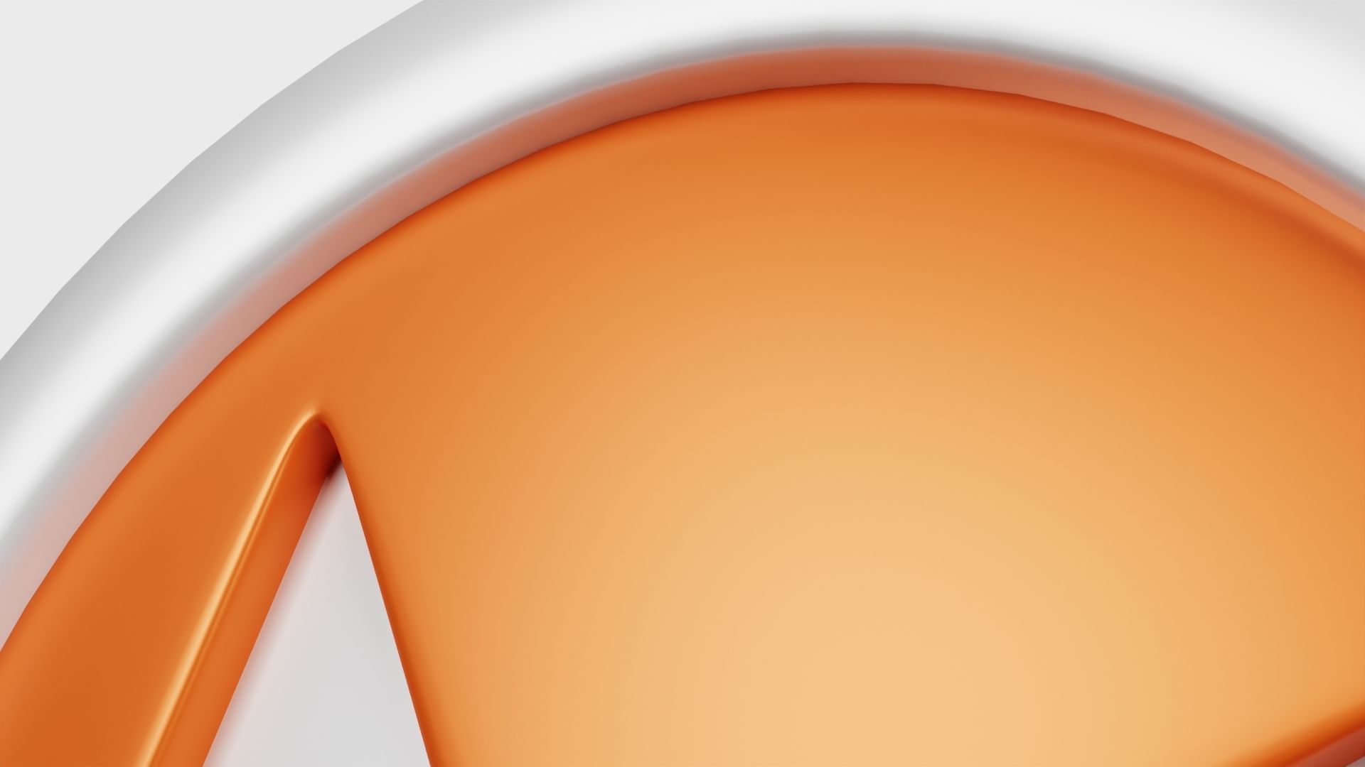 Monero or XMR White Crypto Coin with cartoon style 3D model_4