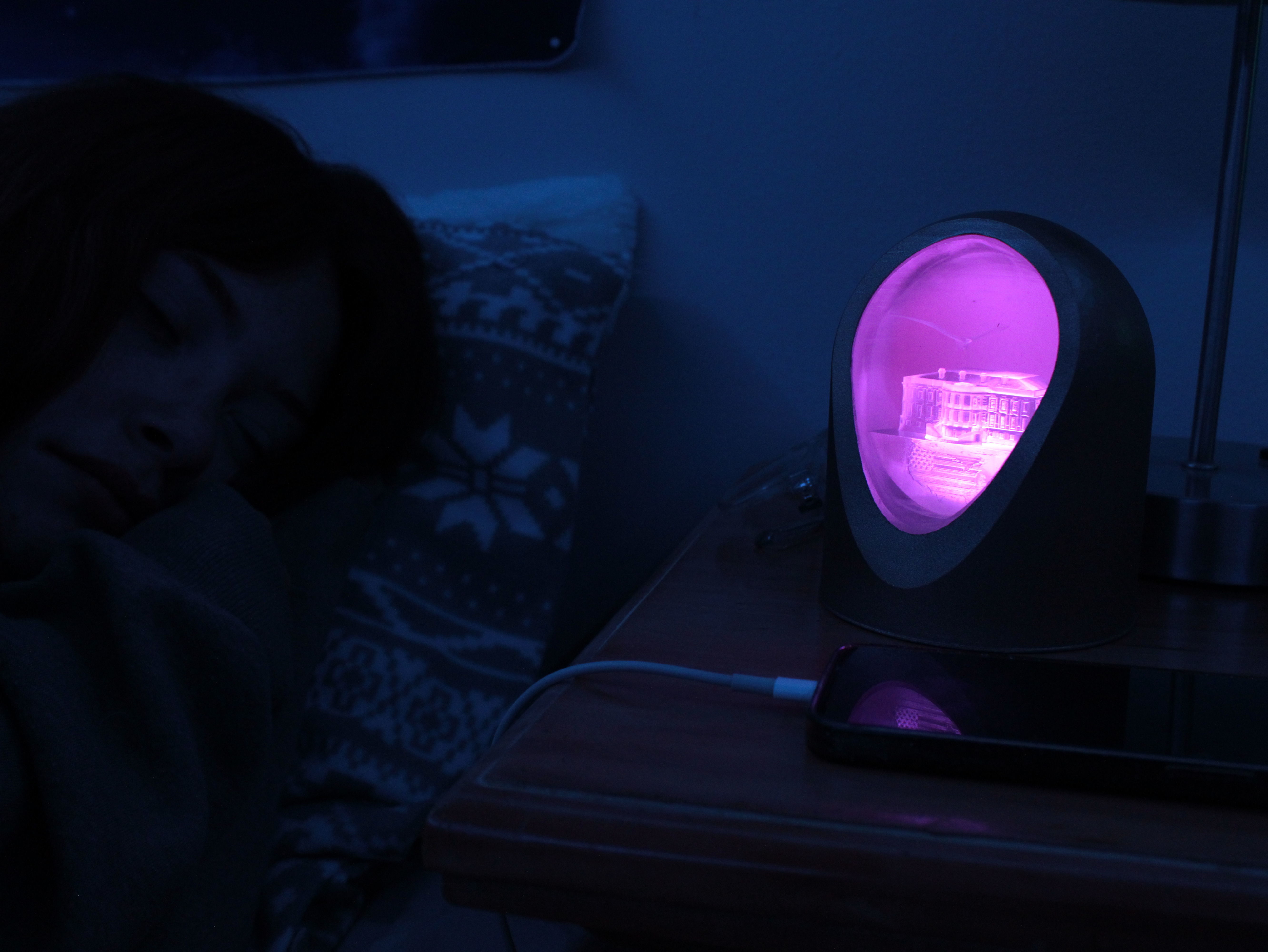 Love For America - LED Light Up Diorama 3D print model_12