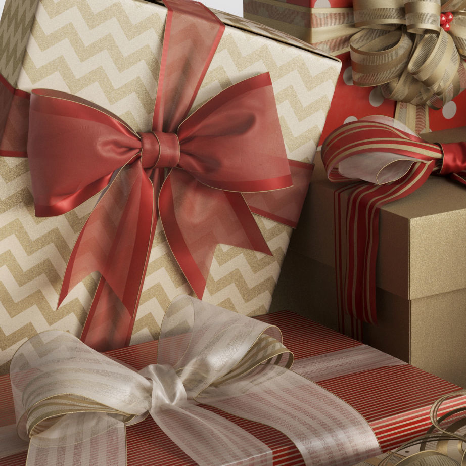 Gift Boxes 1  3D model_4