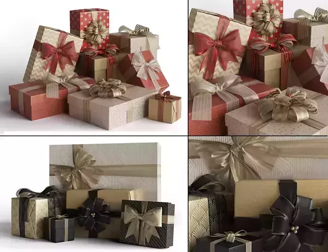 Gift Boxes 1  3D model
