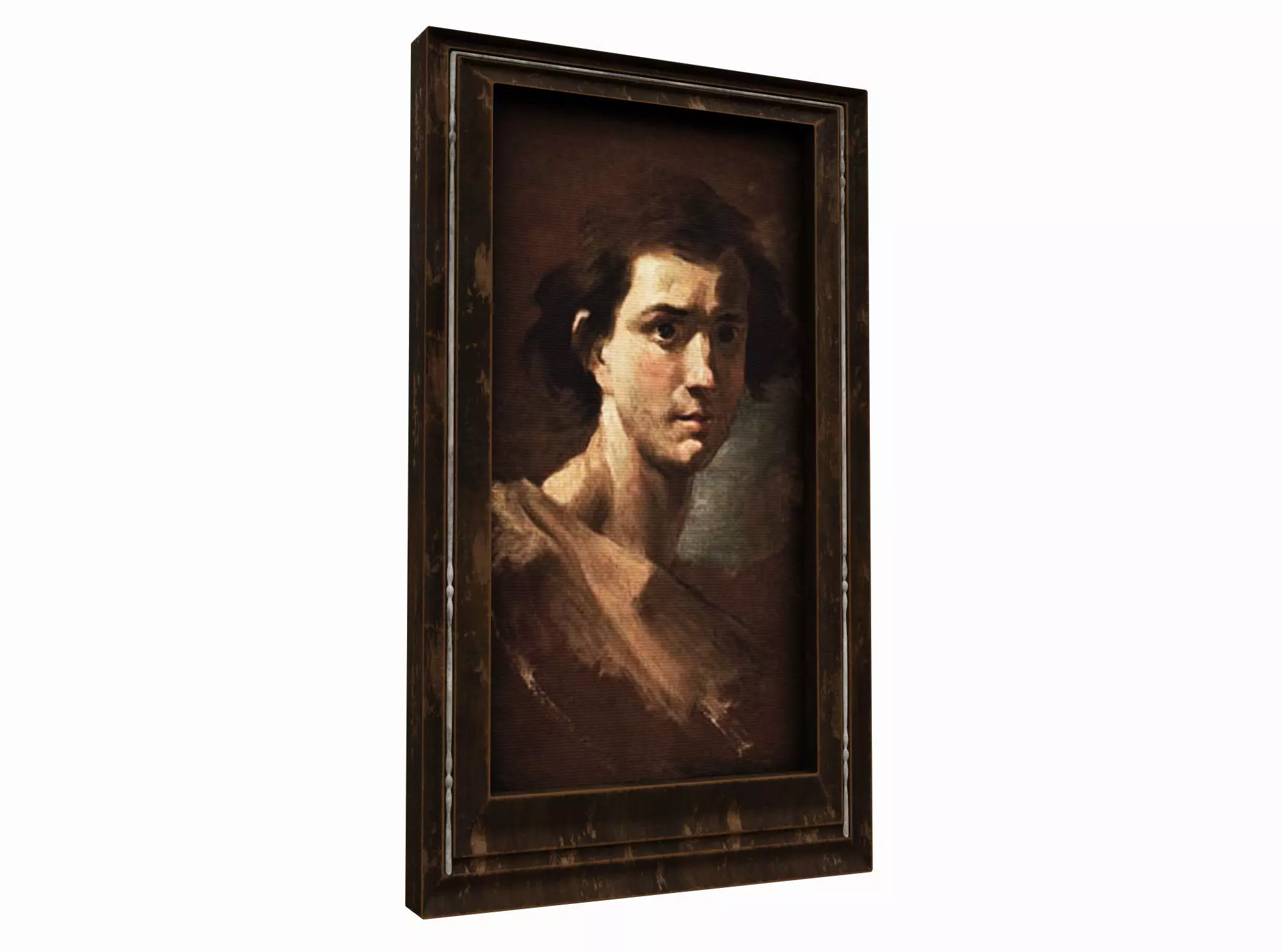 picture medieval Low-poly 3D model_0