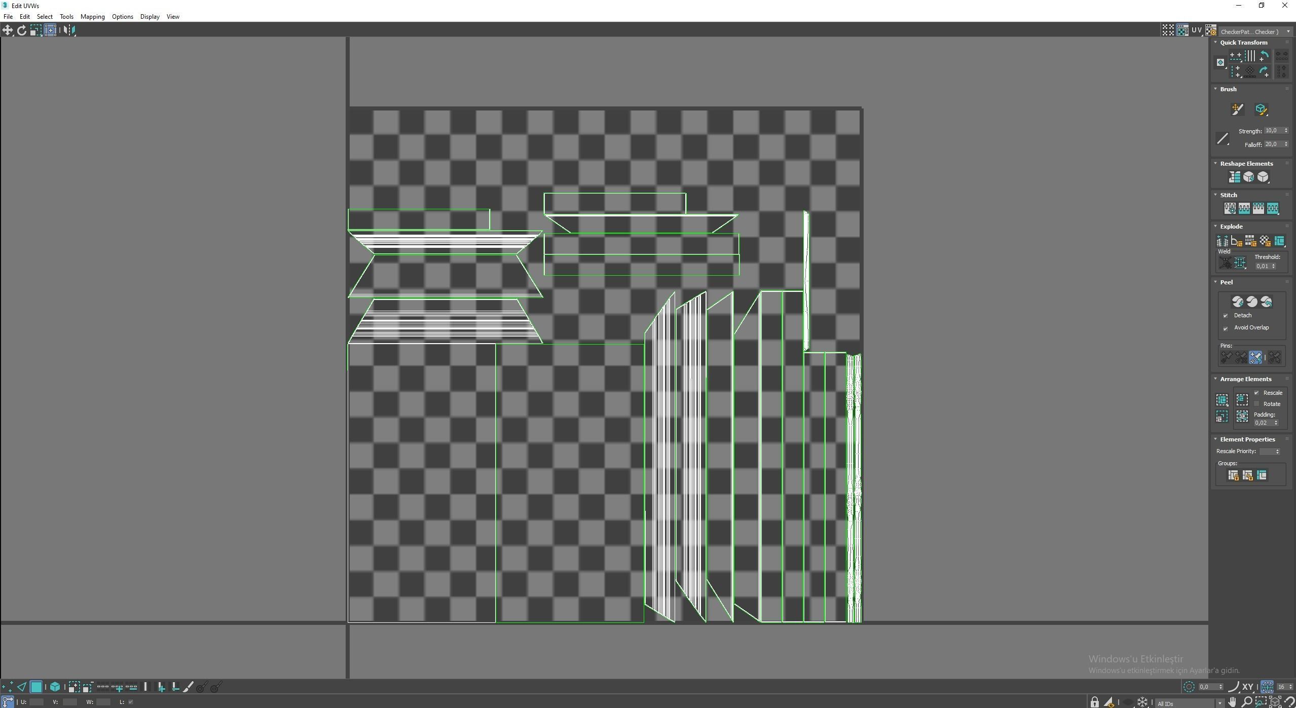 picture medieval Low-poly 3D model_3