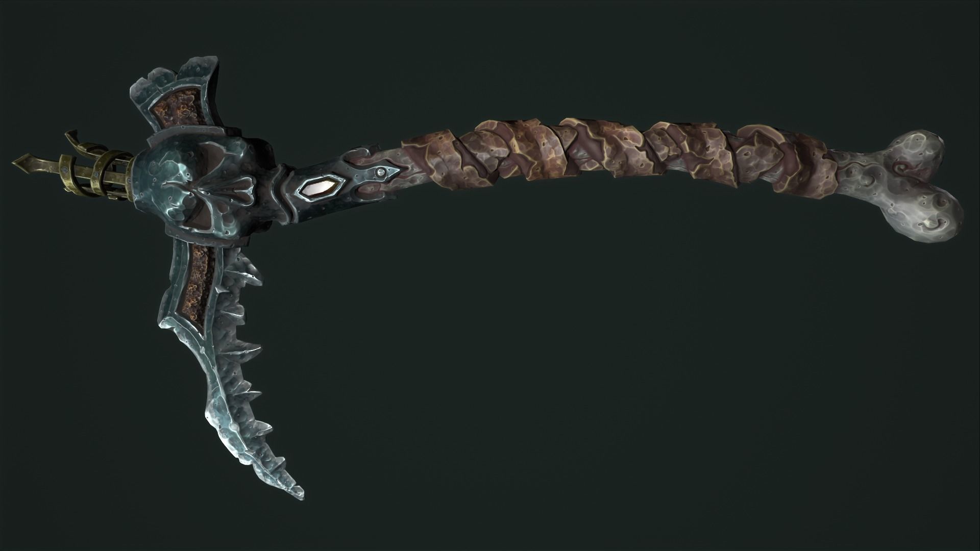 Undead scythe 3d print 3D print model_10