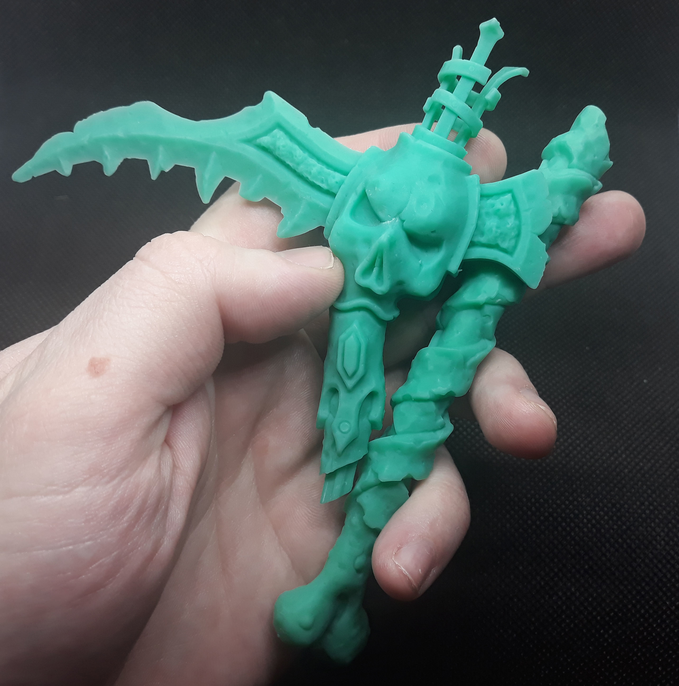 Undead scythe 3d print 3D print model_1