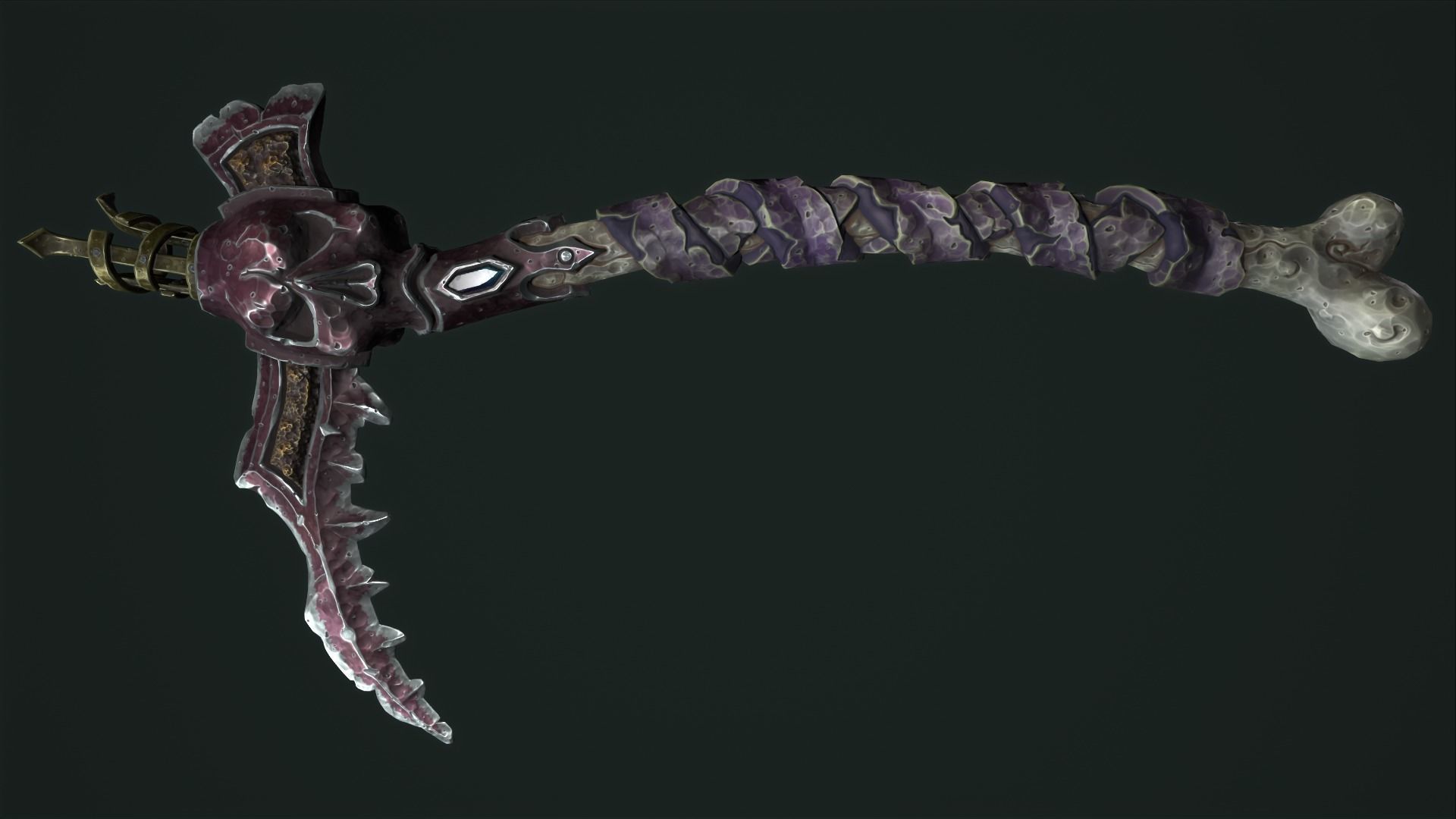 Undead scythe 3d print 3D print model_12