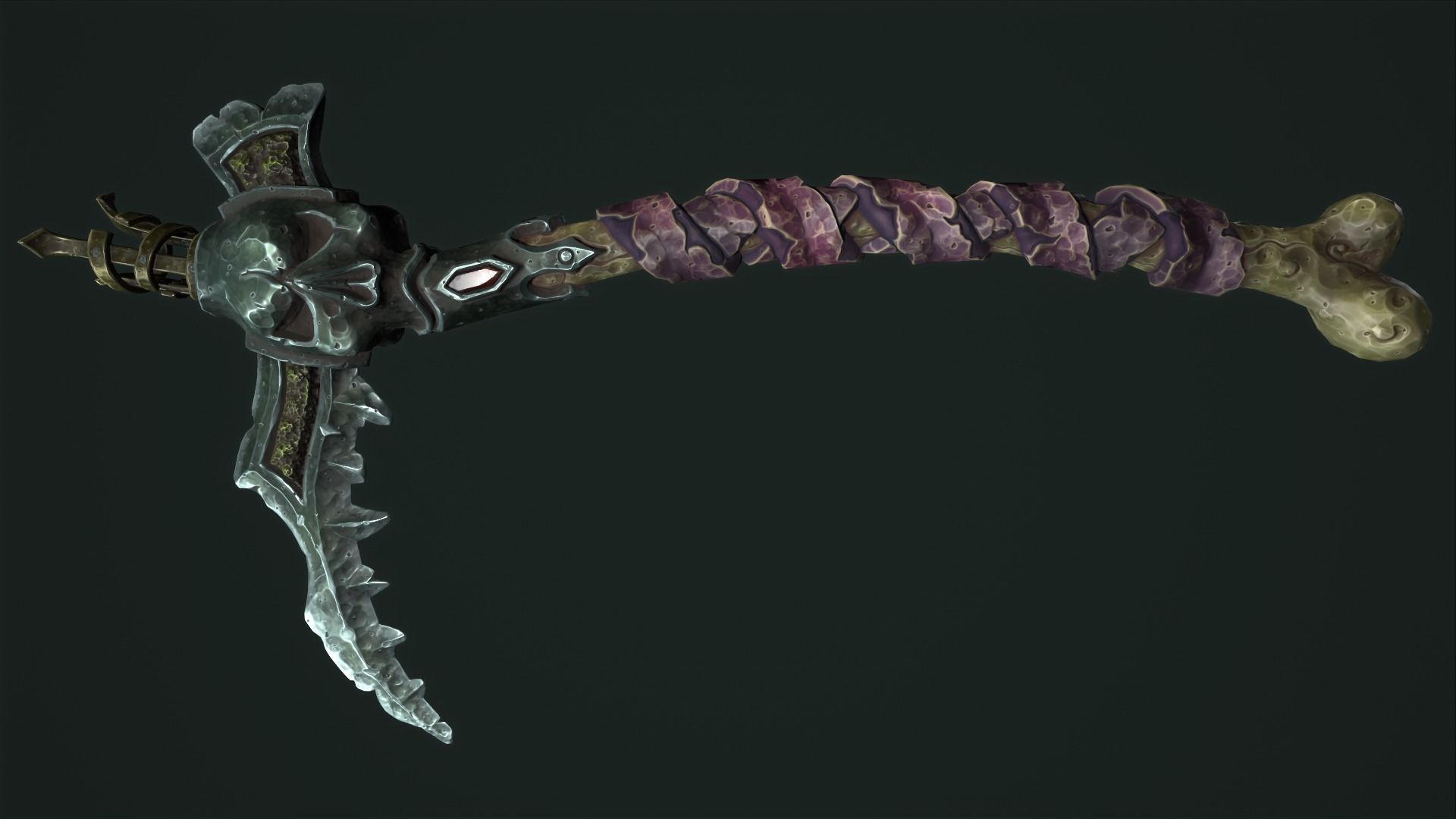 Undead scythe 3d print 3D print model_8