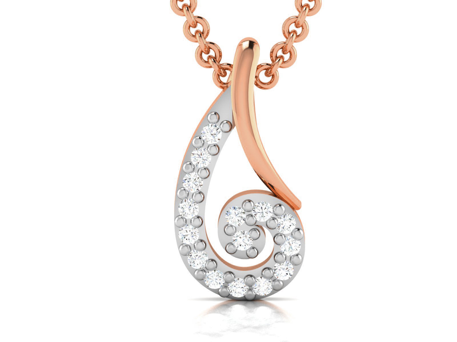 Light wt Diamond Charms Pendant 3dm render Detail 3D print model_2