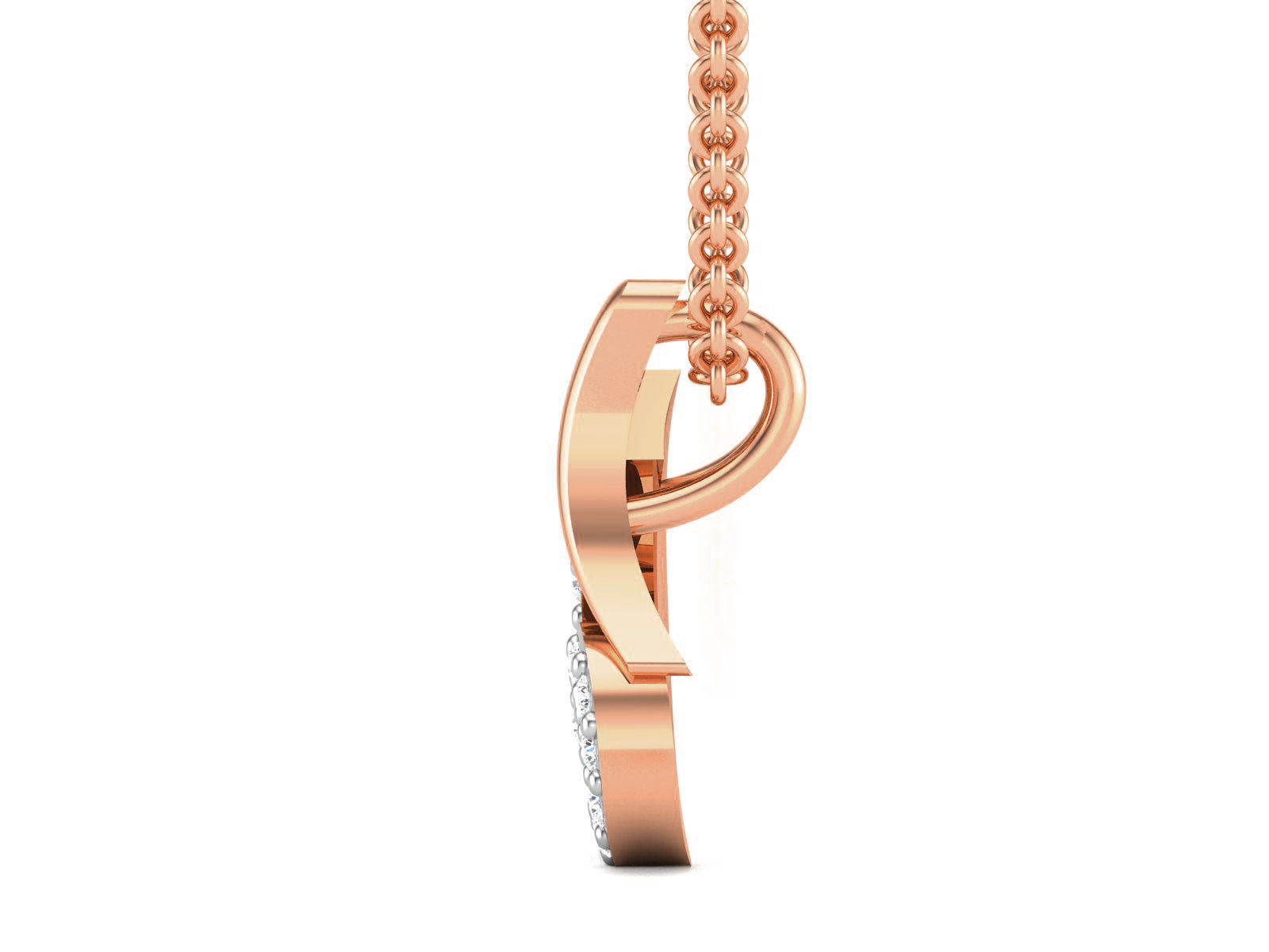 Light wt Diamond Charms Pendant 3dm render Detail 3D print model_3