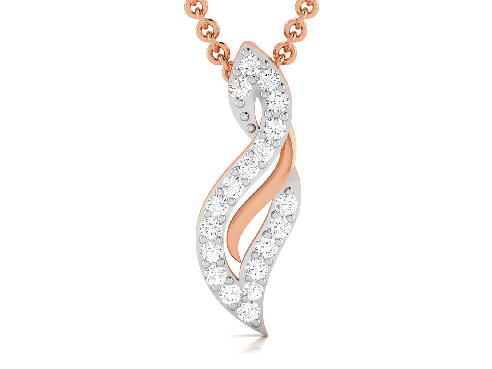 Light wt Diamond Charms Pendant 3dm render Detail 3D print model_2