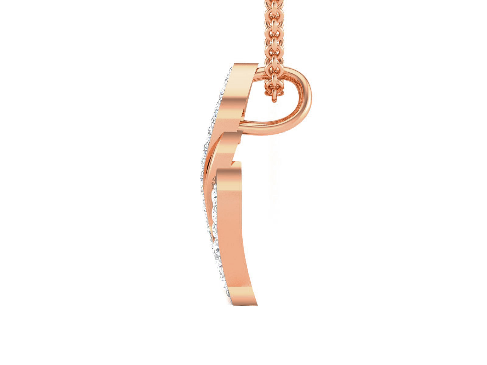 Light wt Diamond Charms Pendant 3dm render Detail 3D print model_3