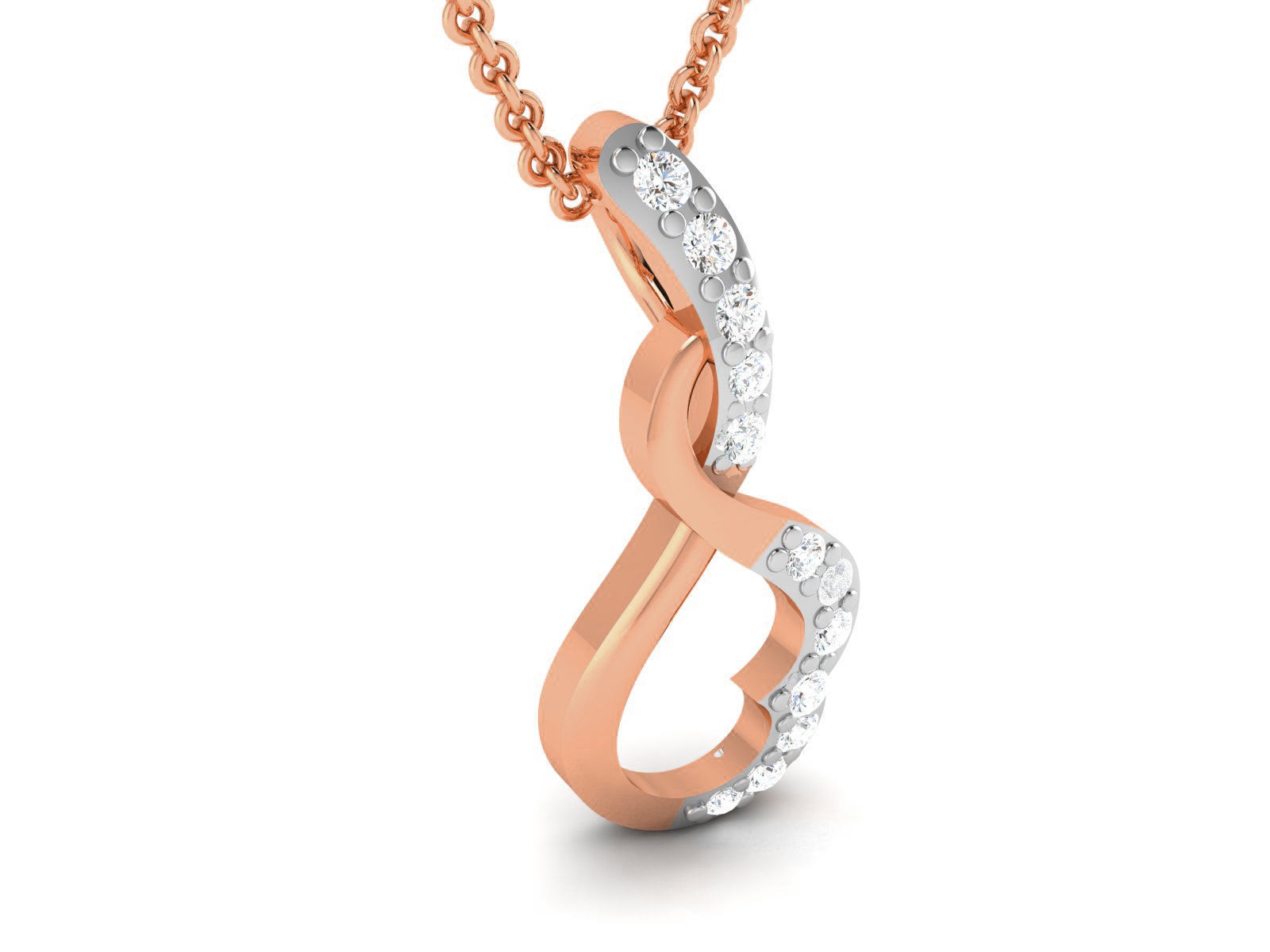 Light wt Diamond Charms Pendant 3dm render Detail 3D print model_1