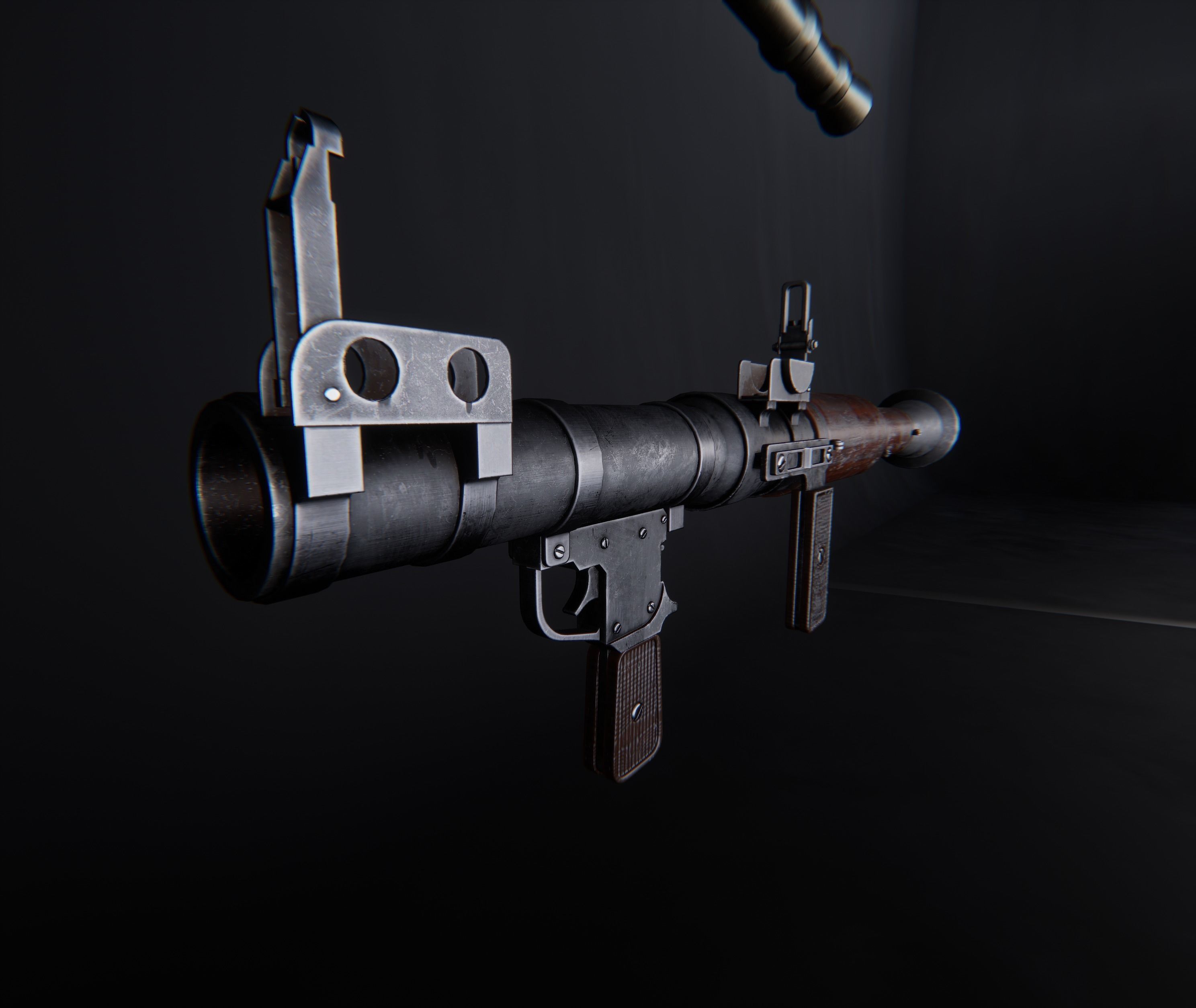 AAA RPG-7 Game Ready PBR Low-poly 3D model_10