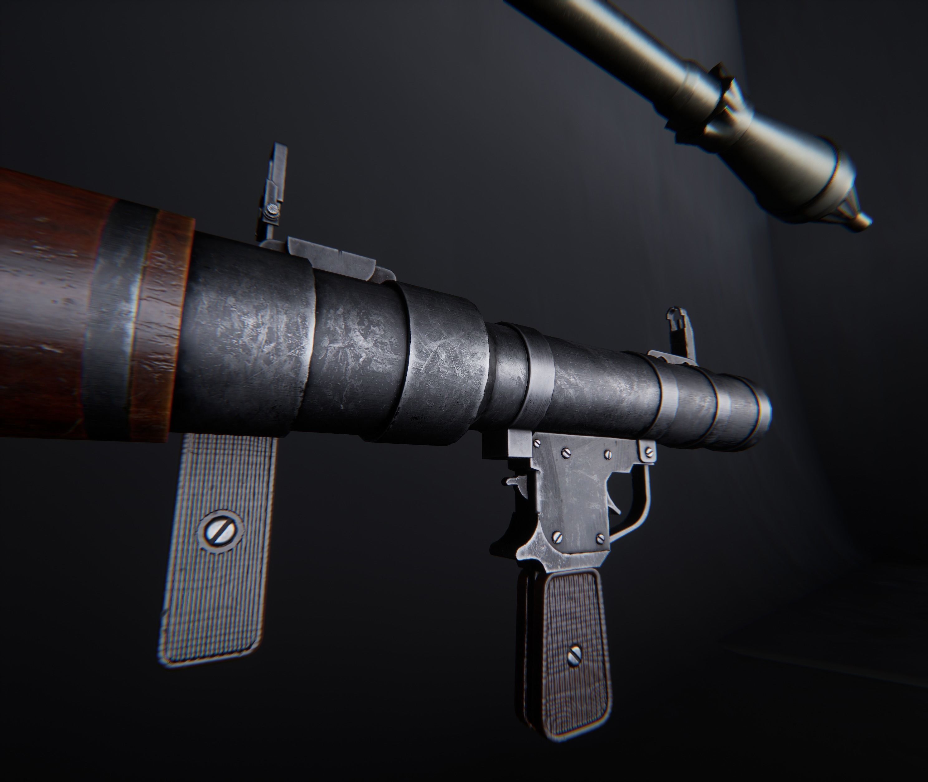 AAA RPG-7 Game Ready PBR Low-poly 3D model_14