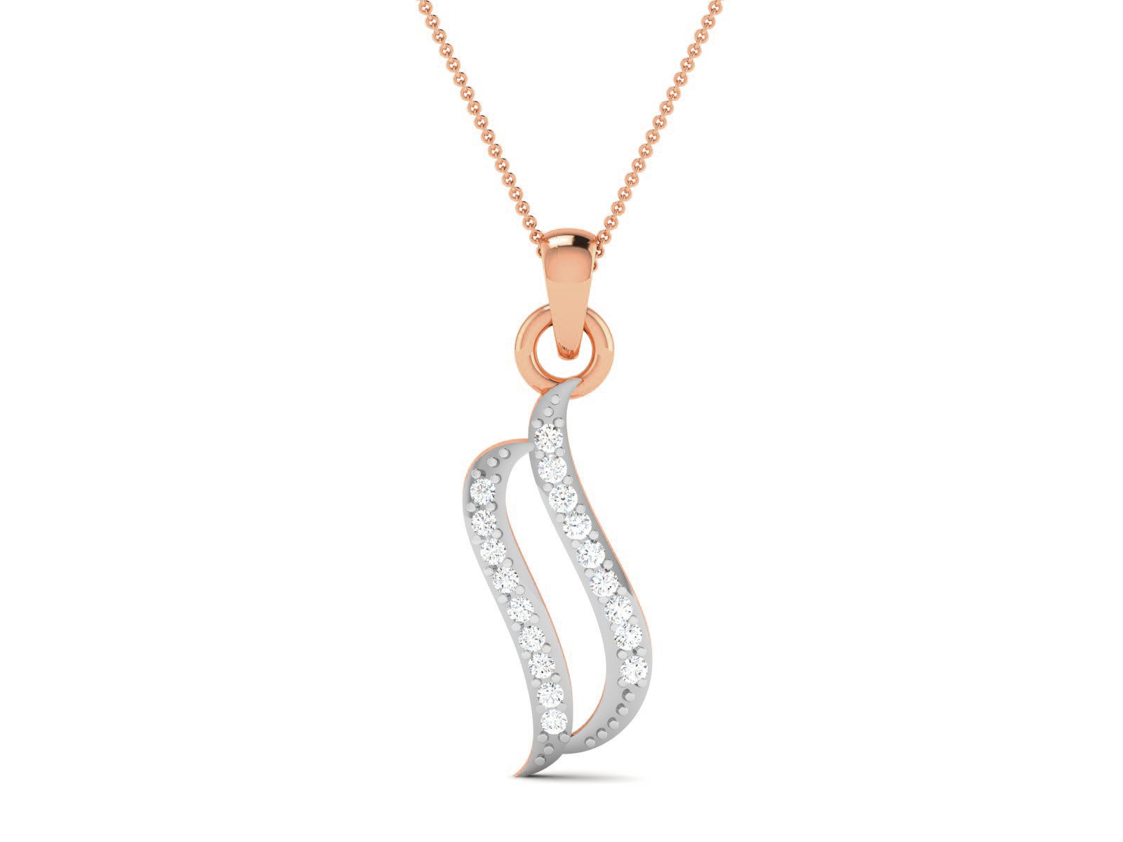 Light wt Diamond Charms Pendant 3dm render Detail 3D print model_2
