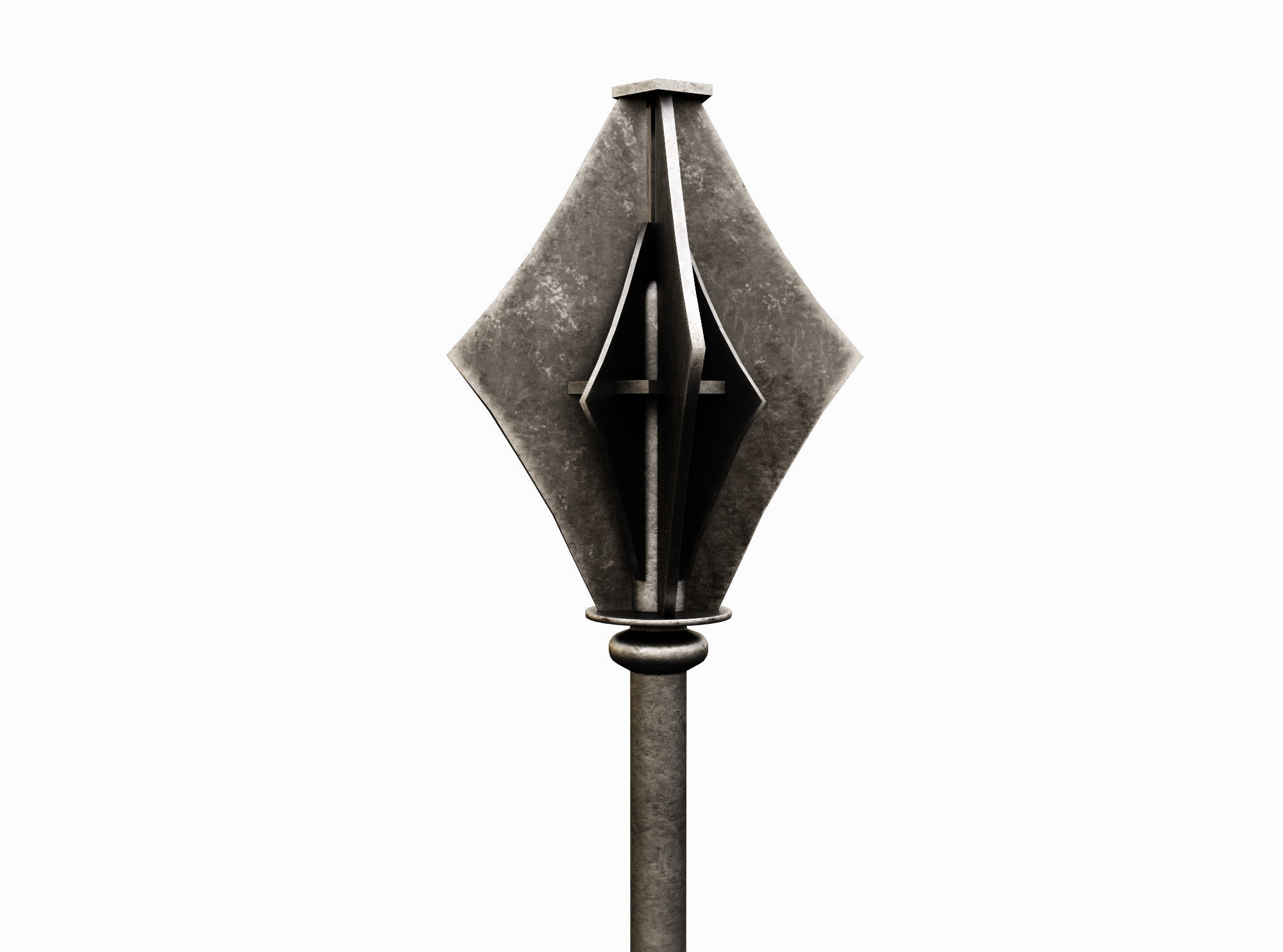 Medieval Weapon Mace Low-poly 3D model_1