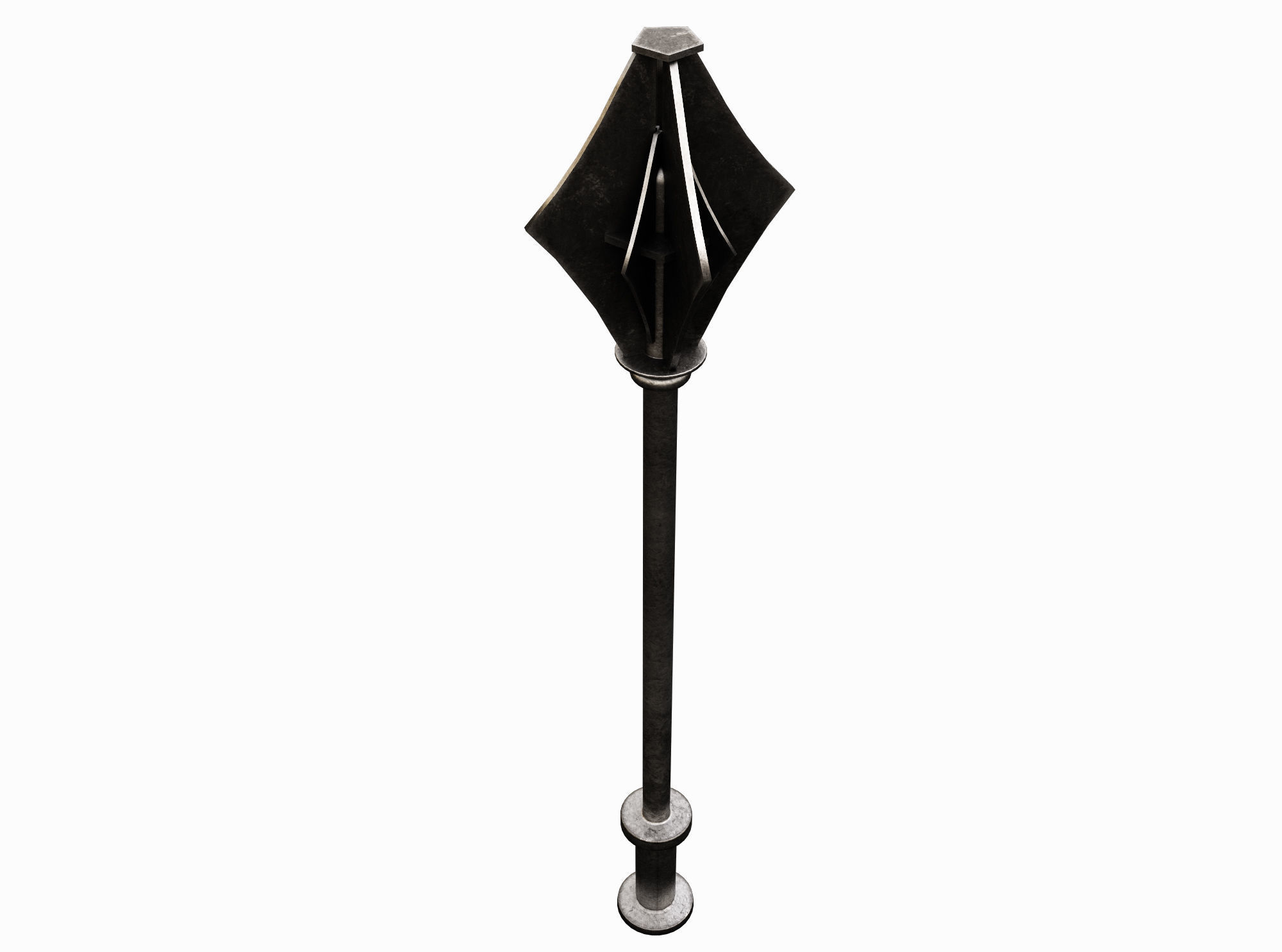 Medieval Weapon Mace Low-poly 3D model_2