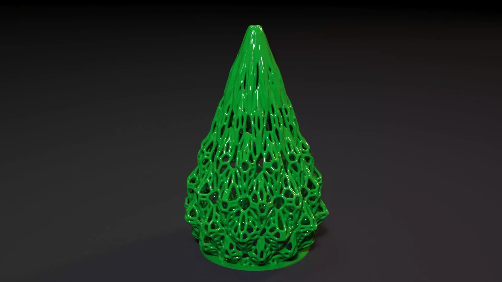 Christmas tree 3D print model_0