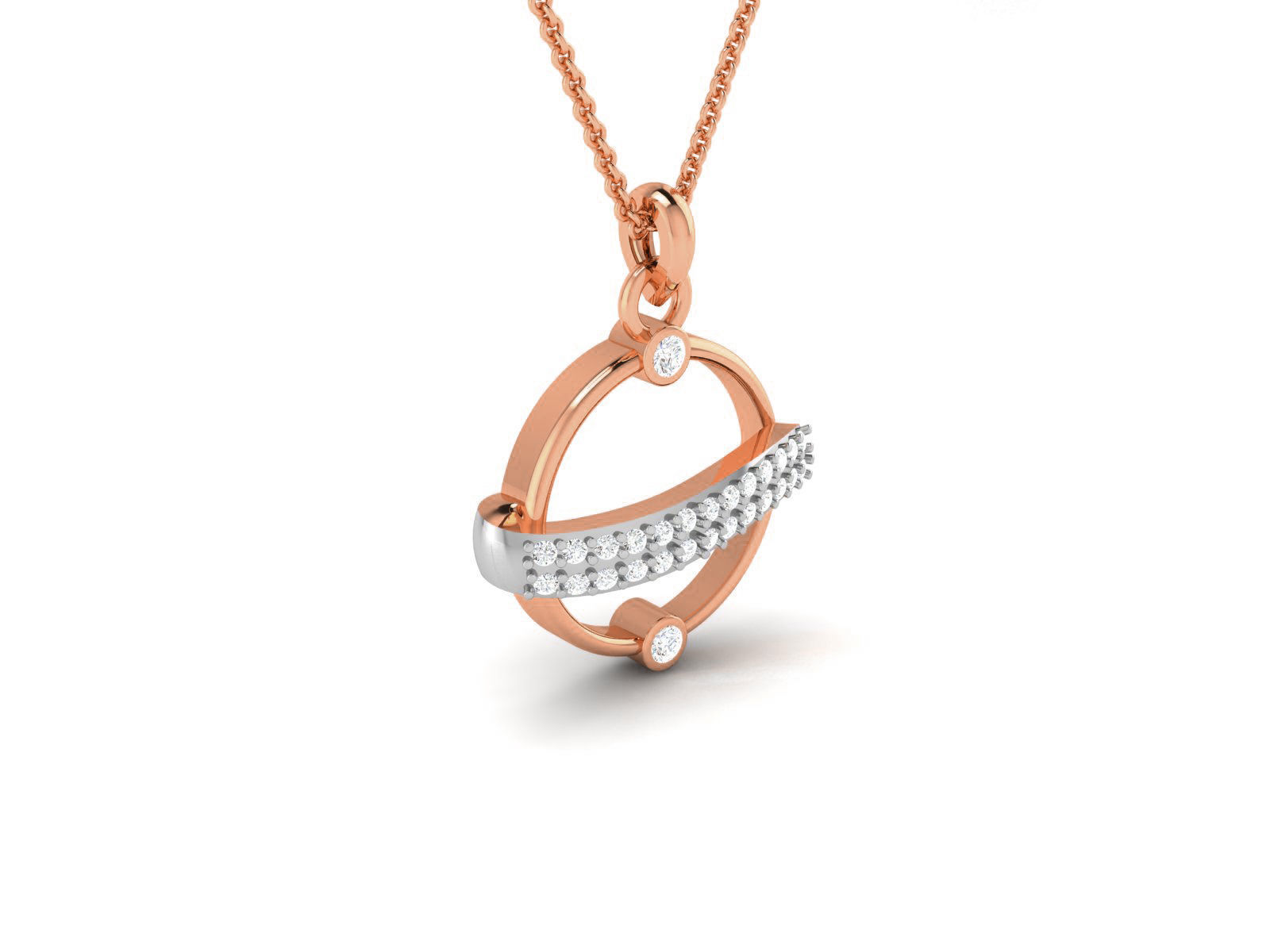 Planet Light wt Diamond Charms Pendant 3dm render Detail 3D print model_2