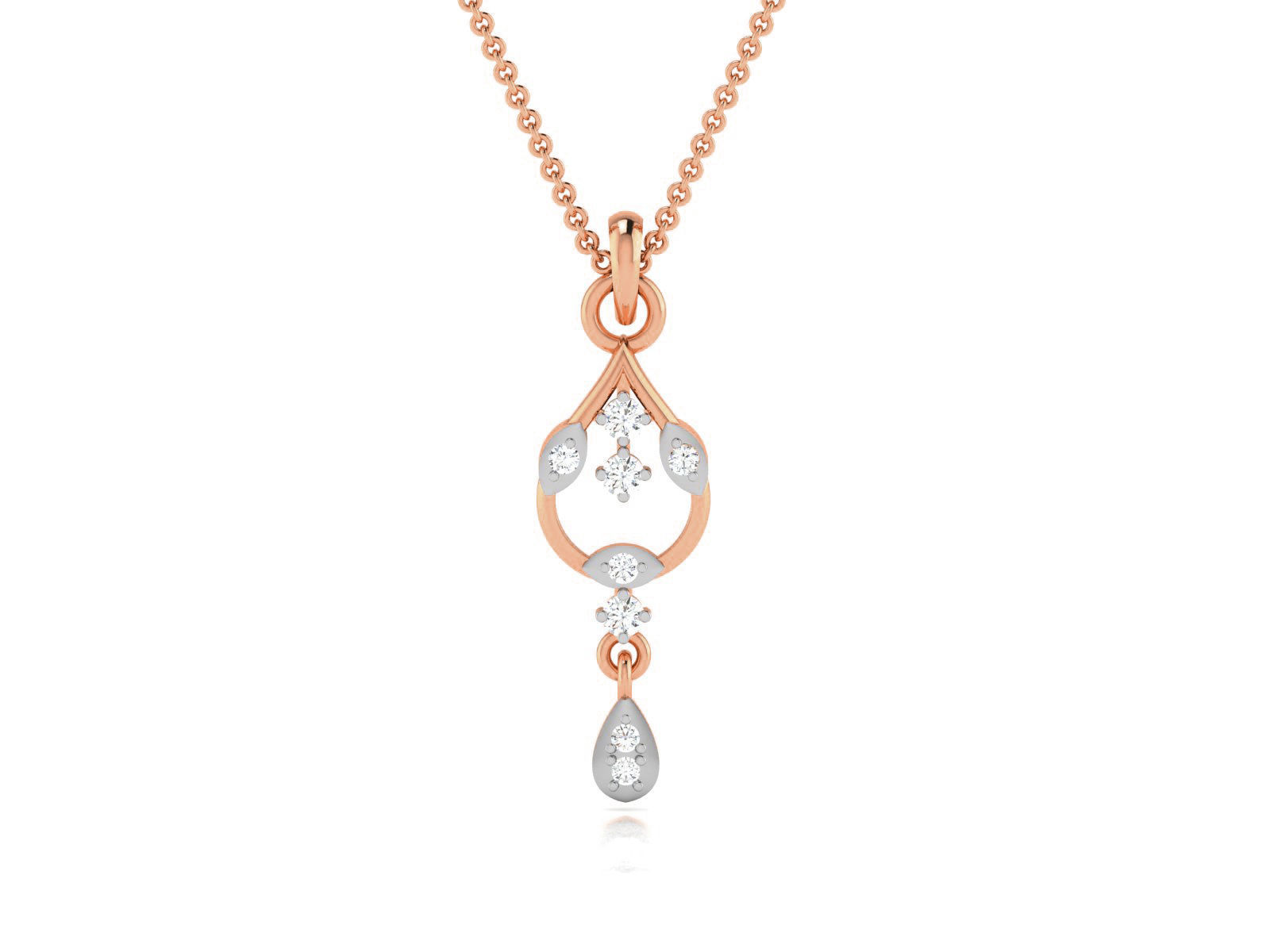 Light wt Diamond Charms Pendant 3dm render Detail 3D print model_3