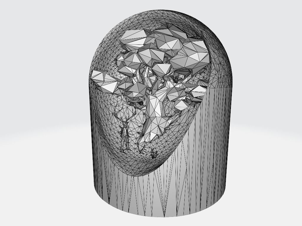 Low Poly Forest Critters Mini - LED Light Up Diorama 3D print model_6