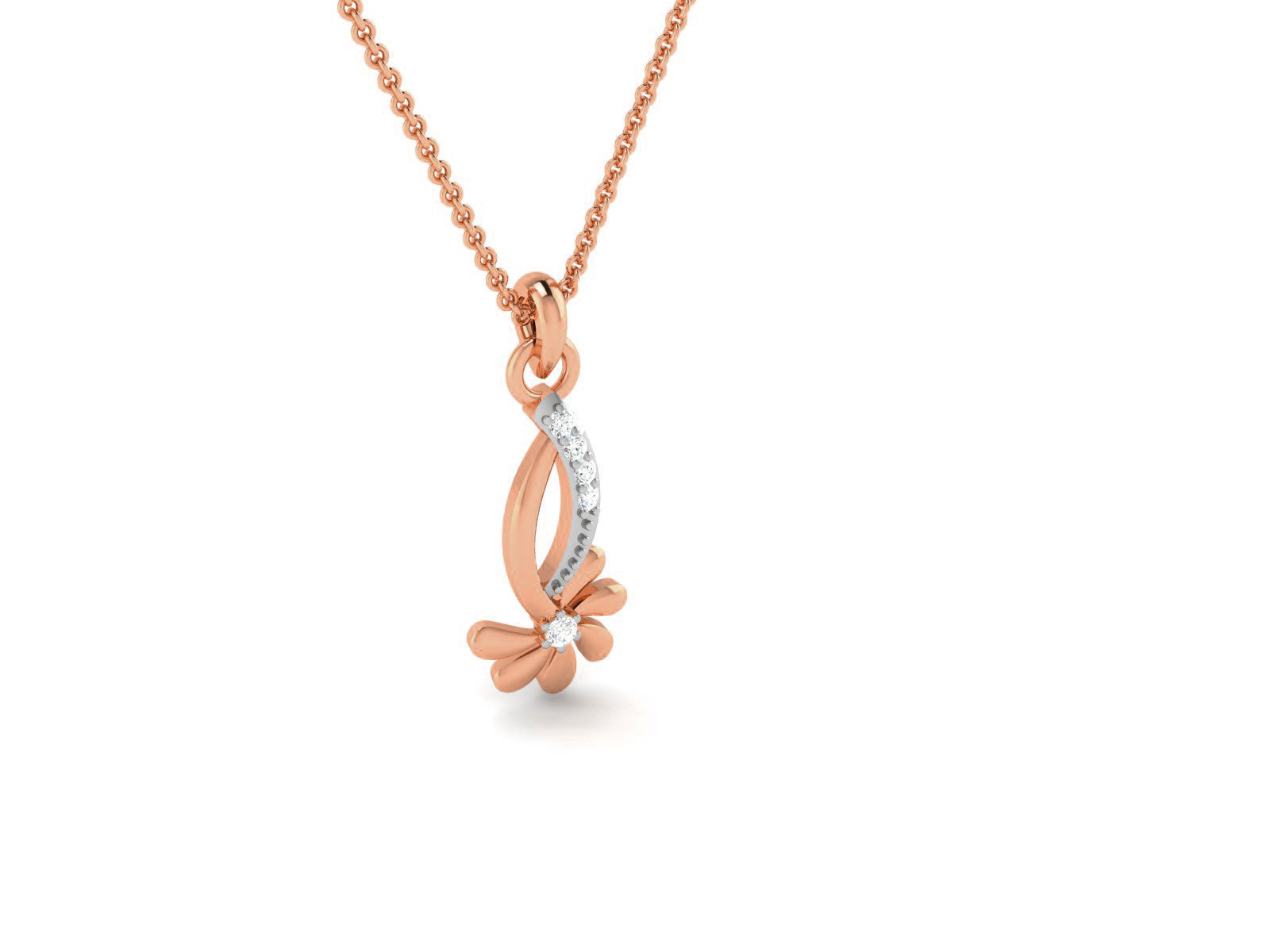 Light wt Diamond Charms Pendant 3dm render Detail 3D print model_3