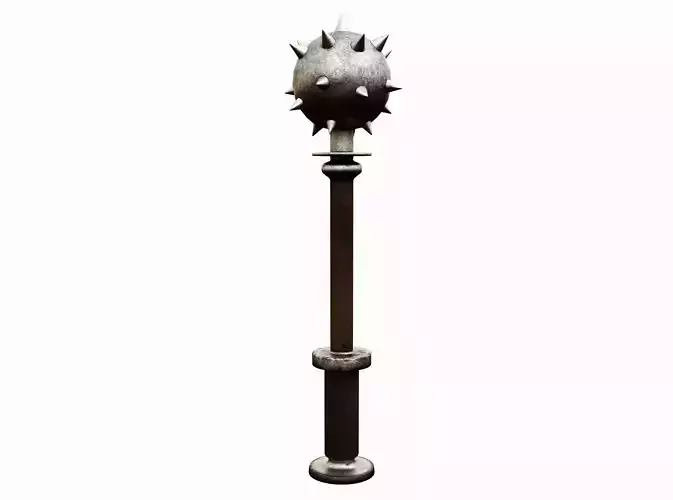 Medieval Weapon Mace Low-poly 3D model