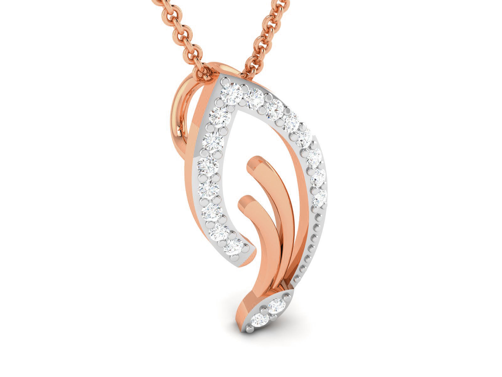 Light wt Diamond Charms Pendant 3dm render Detail 3D print model_4