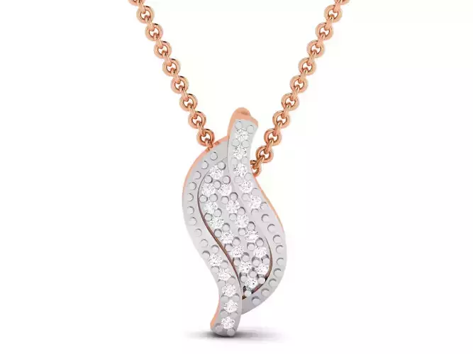 Light wt Diamond Charms Pendant 3dm render Detail