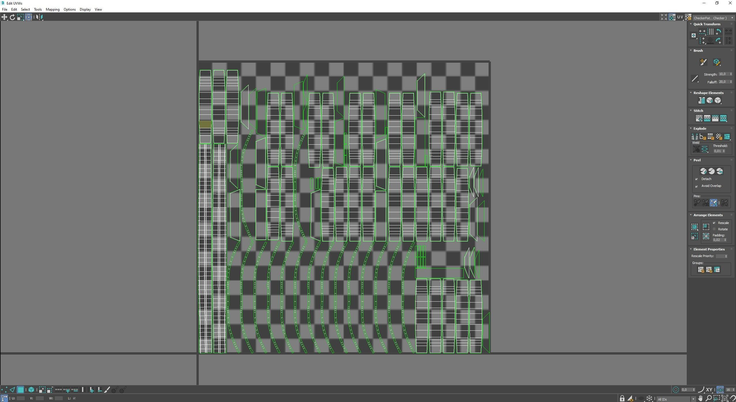 Barrel Wooden Low-poly 3D model_6
