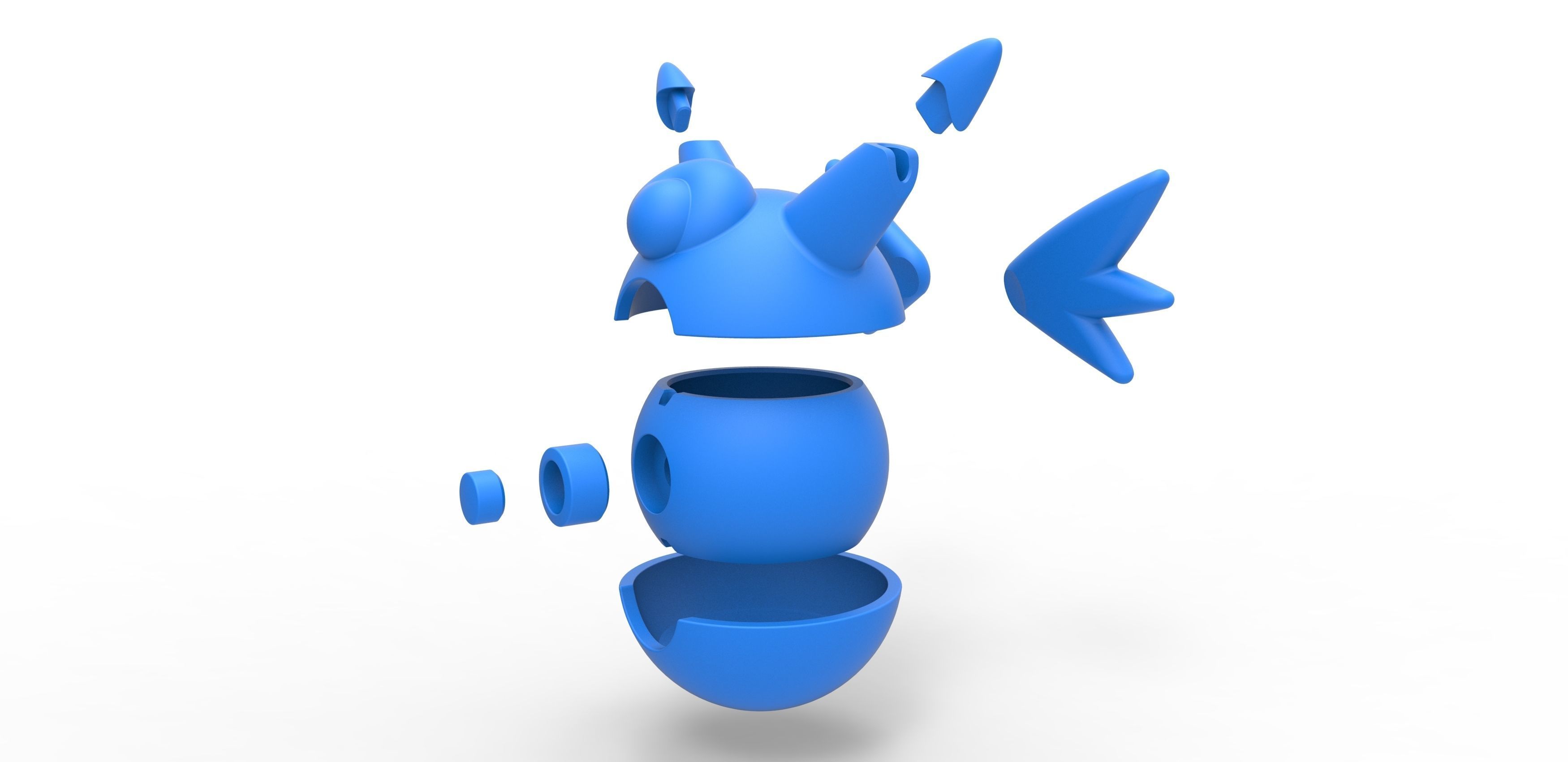 Clefable orb 3D print model_20