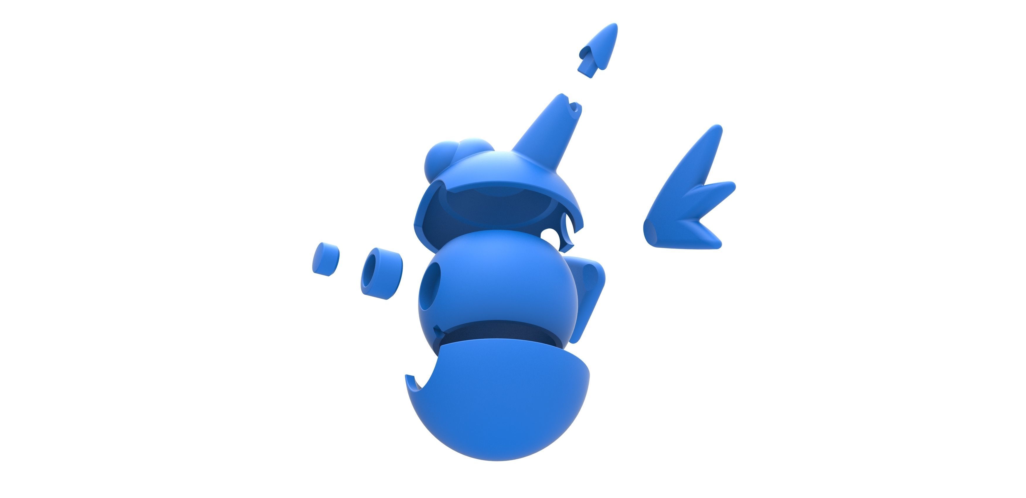 Clefable orb 3D print model_21