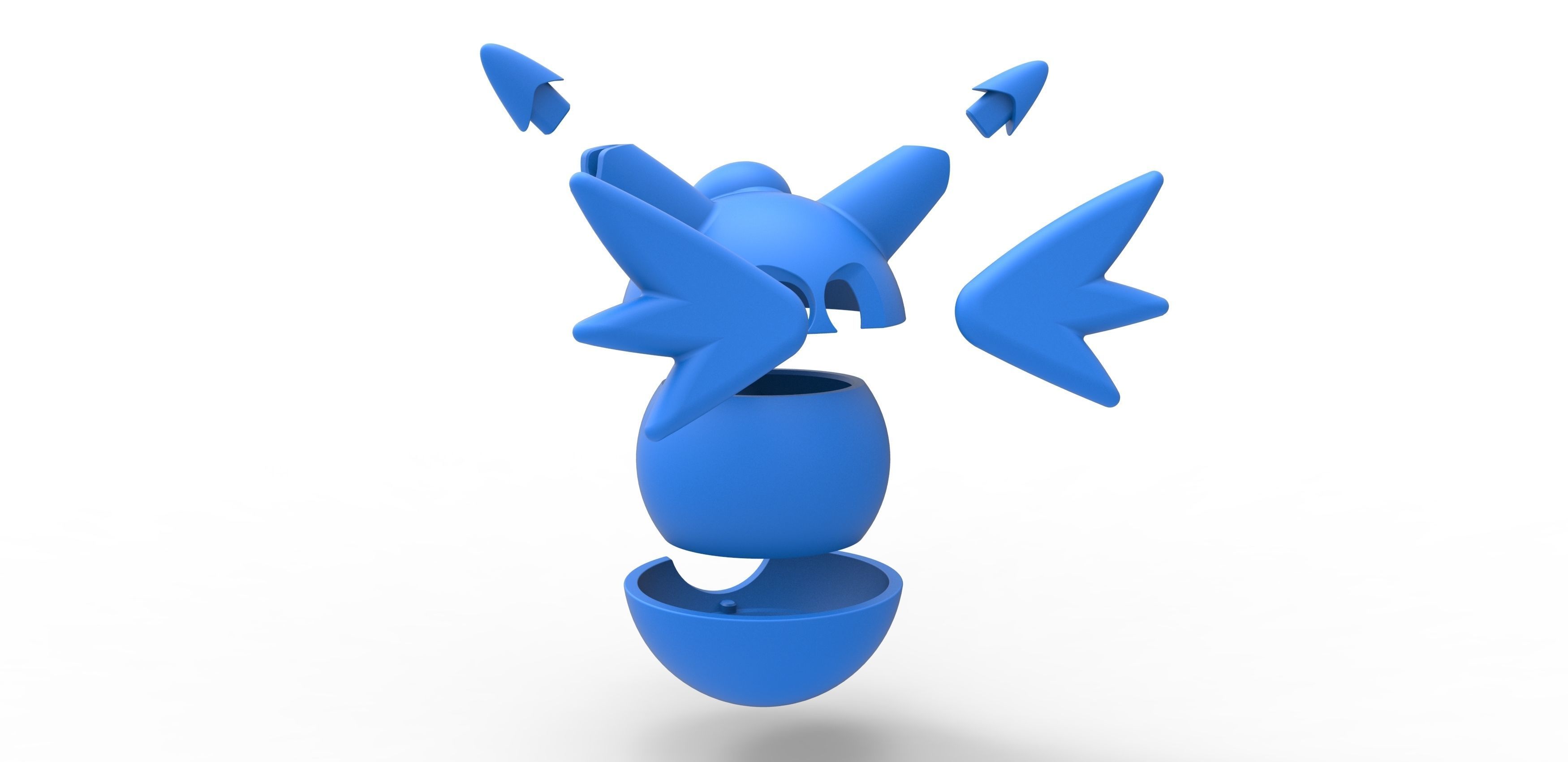 Clefable orb 3D print model_24