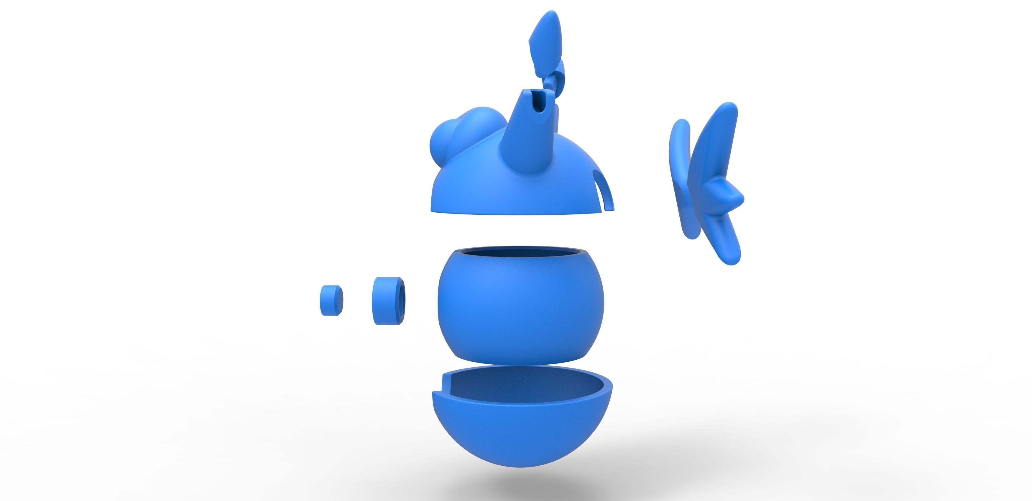 Clefable orb 3D print model_23