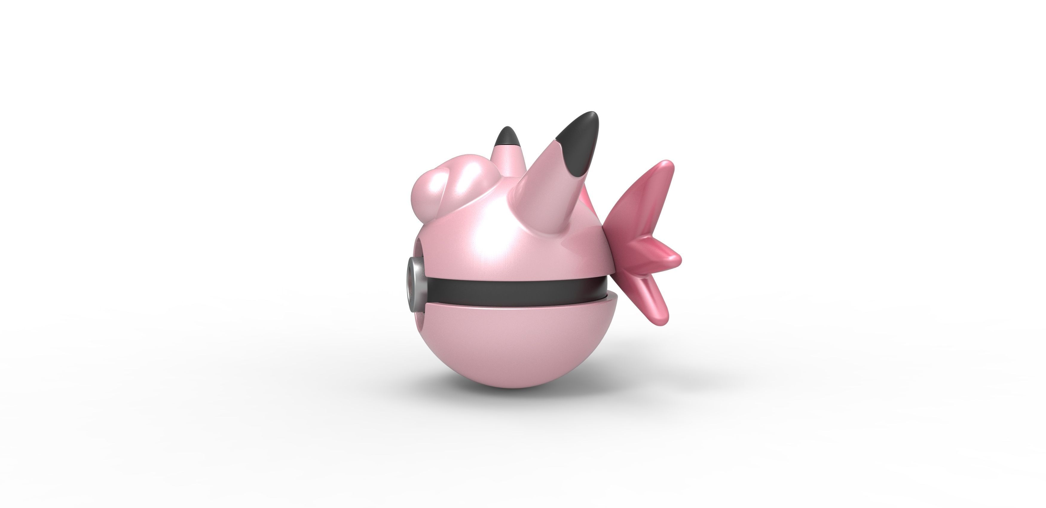 Clefable orb 3D print model_5