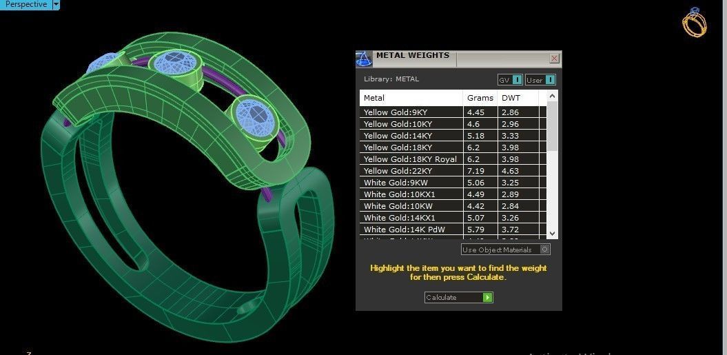 Messika ring 8 3D print model_9