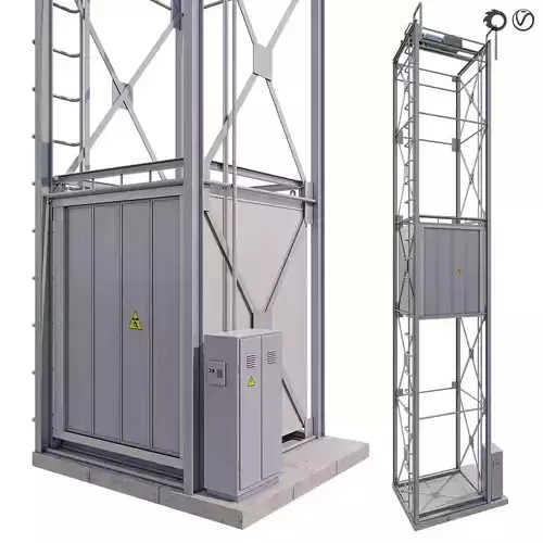 Cargo lift 3D model