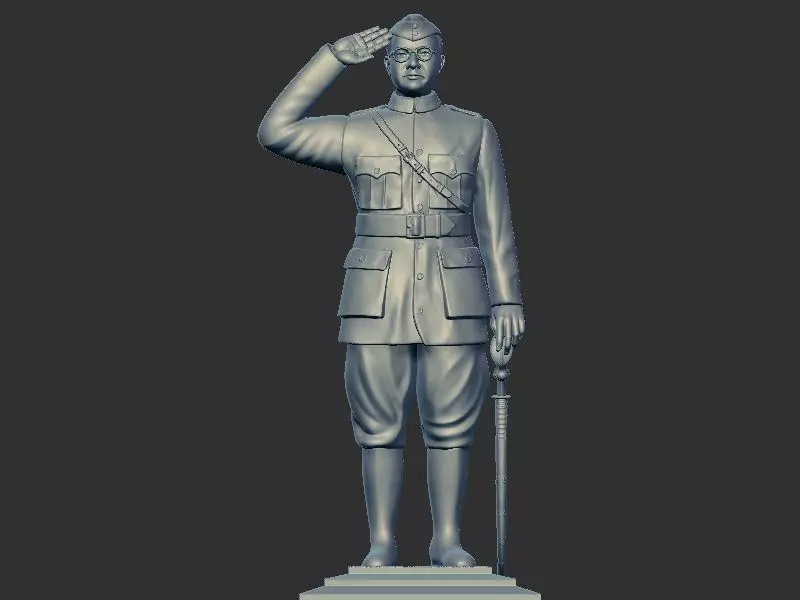 Subhash Chandra Bose 3D print model