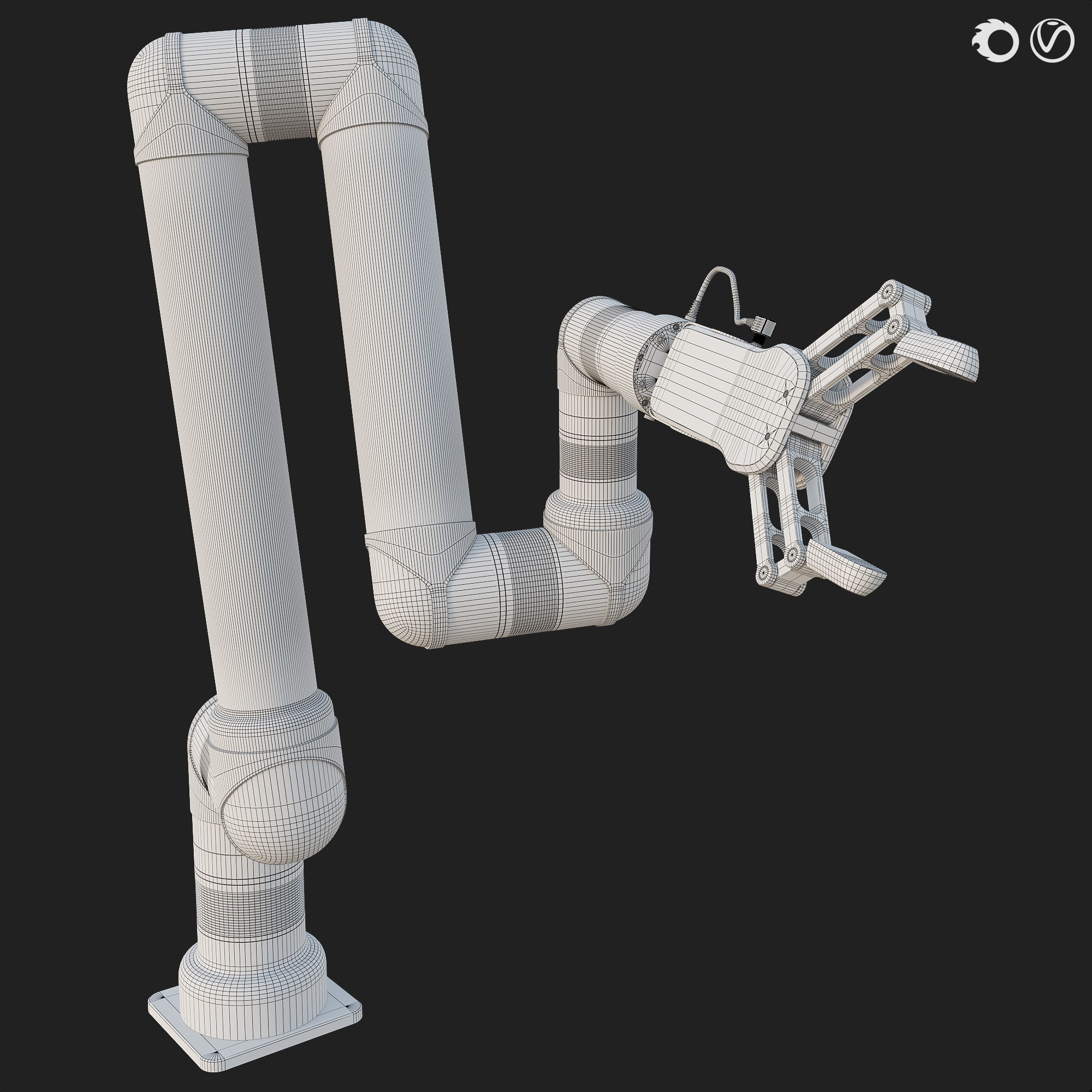 Robot Manipulator Rozum Robotic Pulse 3D model_2