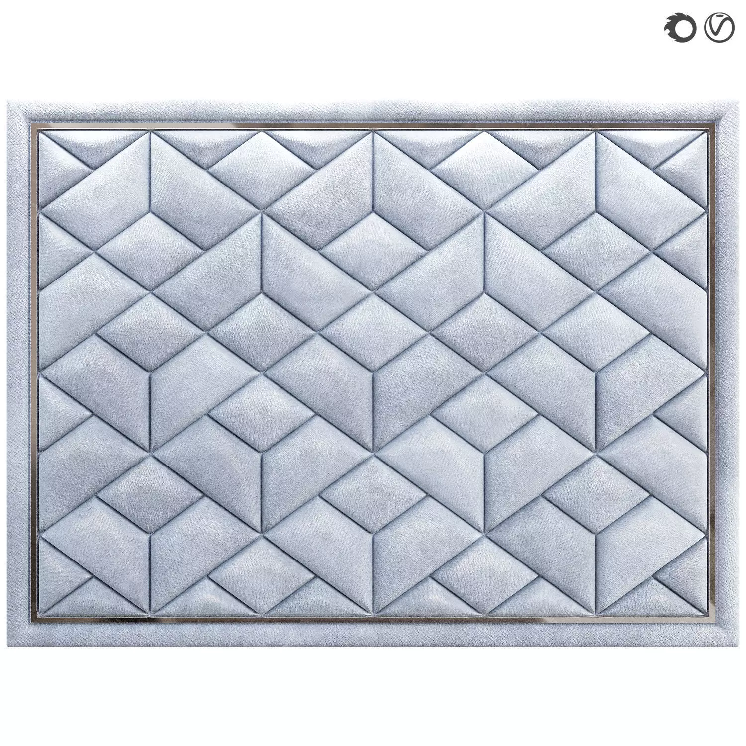 Decorative wall panel 87 3D model_0