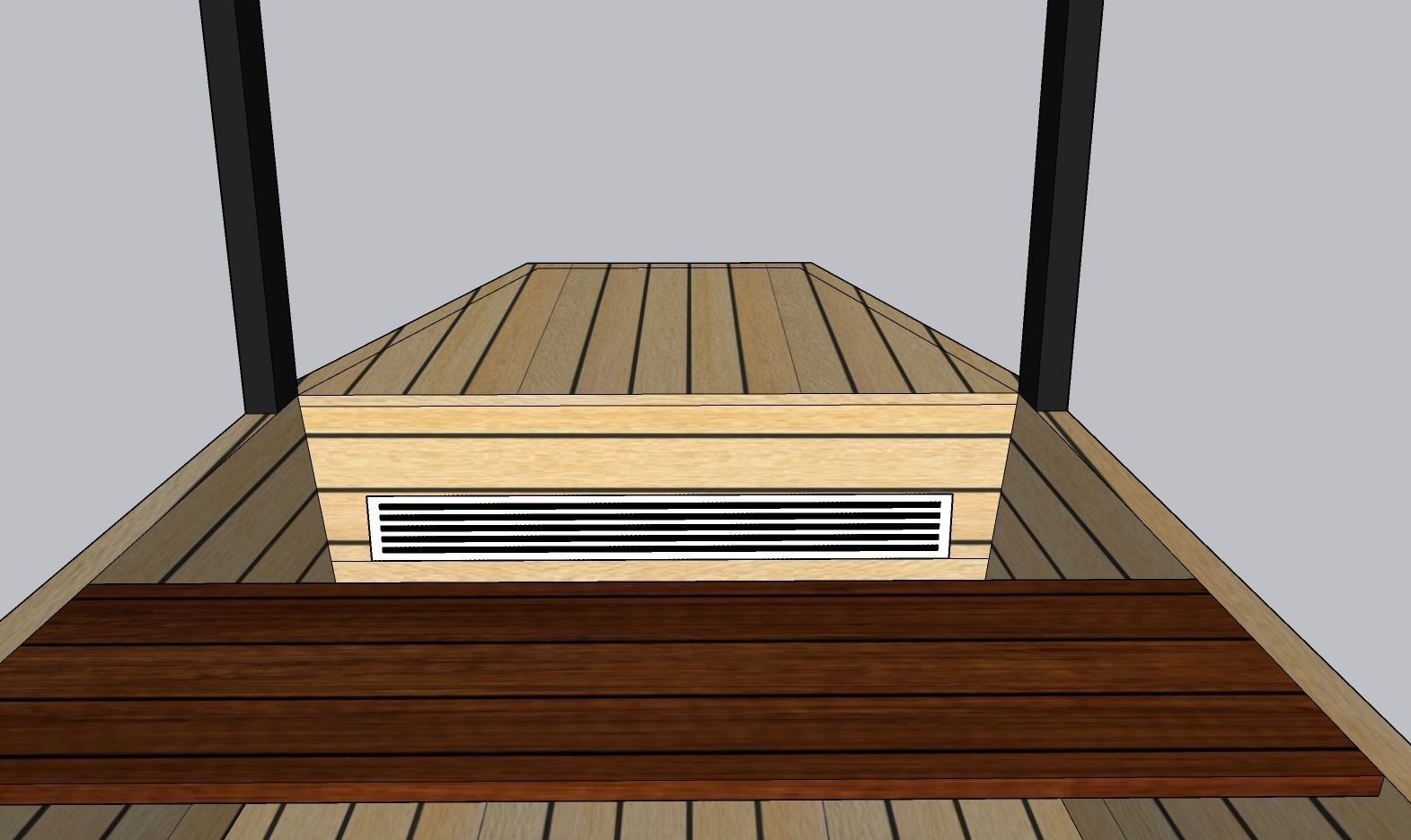 Electric boat Low-poly 3D model_8