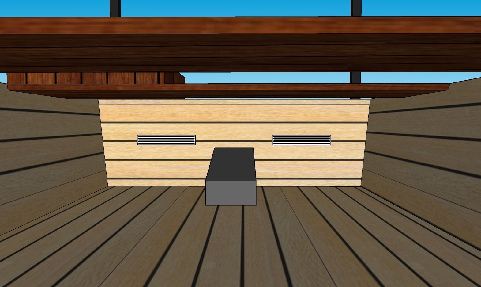 Electric boat Low-poly 3D model_7