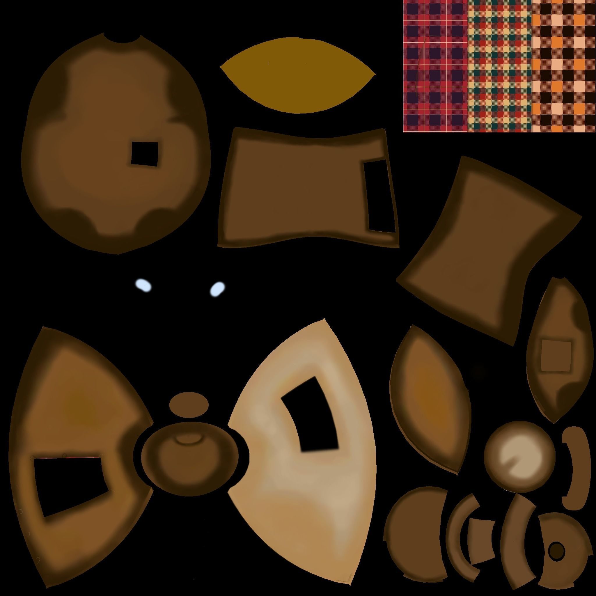 Teddy Bear Oso Osito de peluche 3D model_3