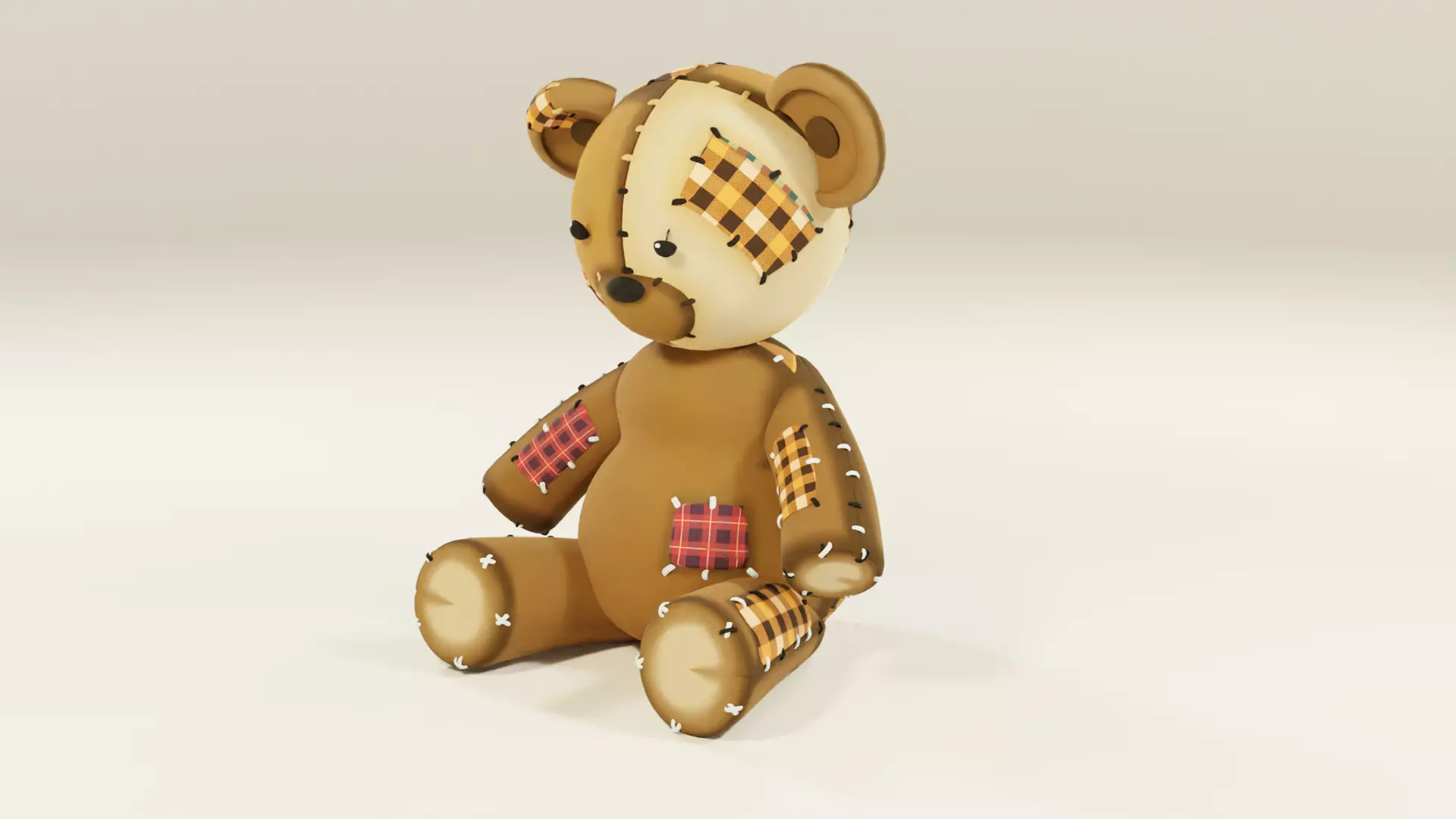Teddy Bear Oso Osito de peluche 3D model_0
