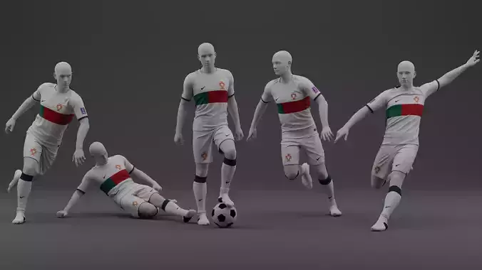 Portugal 2022 Away Jersey 3D model