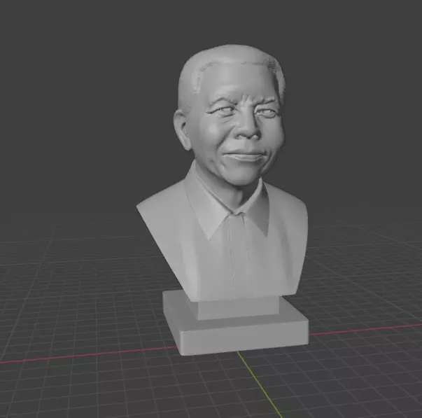 Nelson Mandela 3D print model_16
