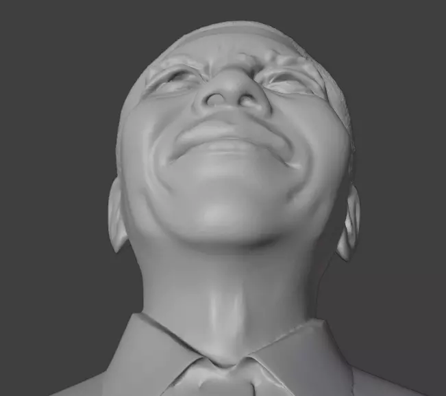 Nelson Mandela 3D print model_9