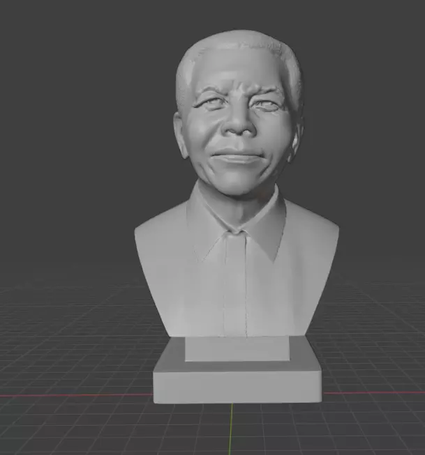 Nelson Mandela 3D print model_11