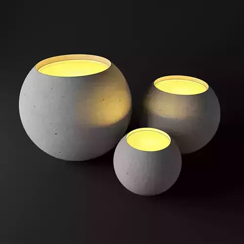 Concrete lamps